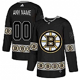 Customized Men's Boston Bruins Black Team Logos Fashion Adidas Jersey,baseball caps,new era cap wholesale,wholesale hats